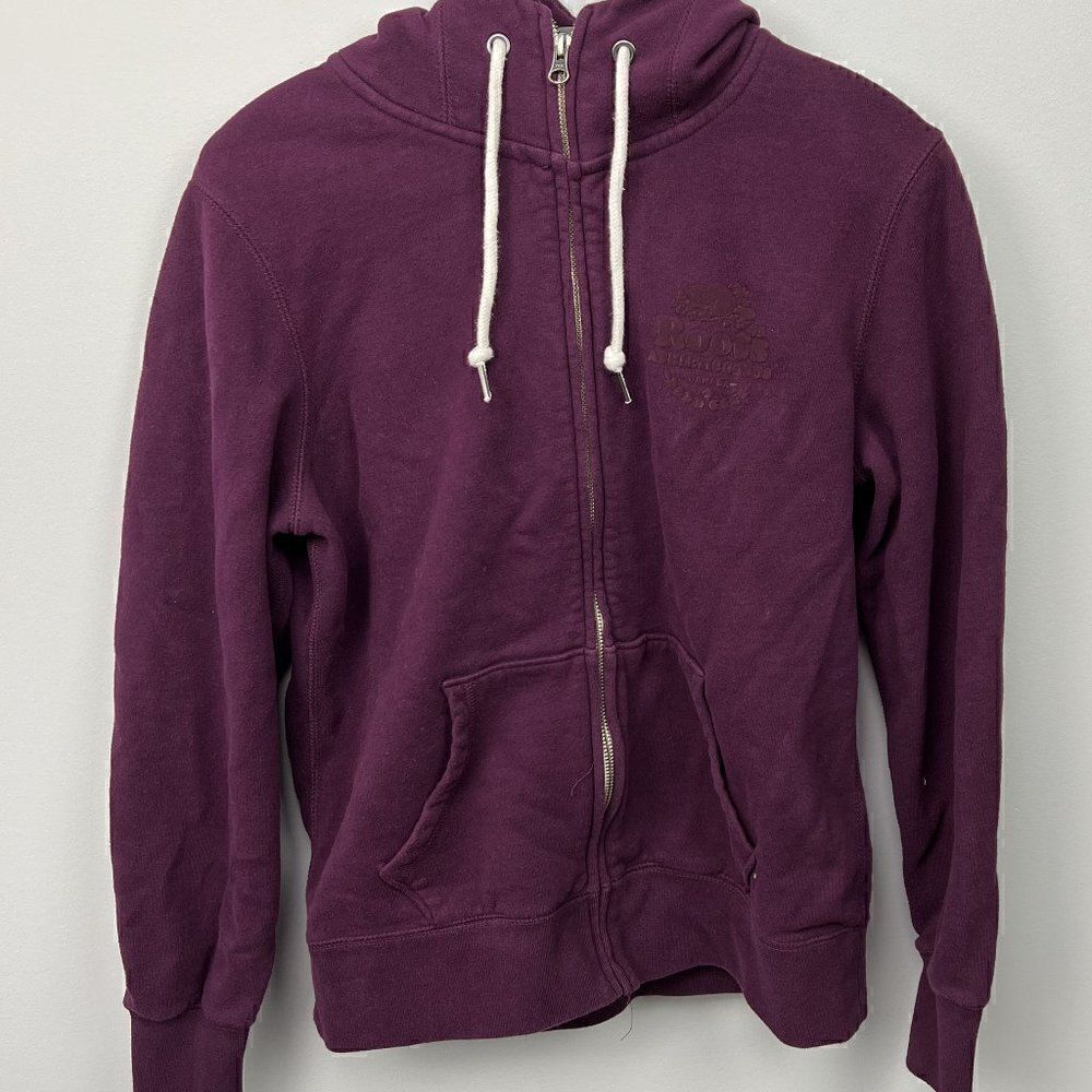 euc Roots Hooded zipper sweat shirt , size L